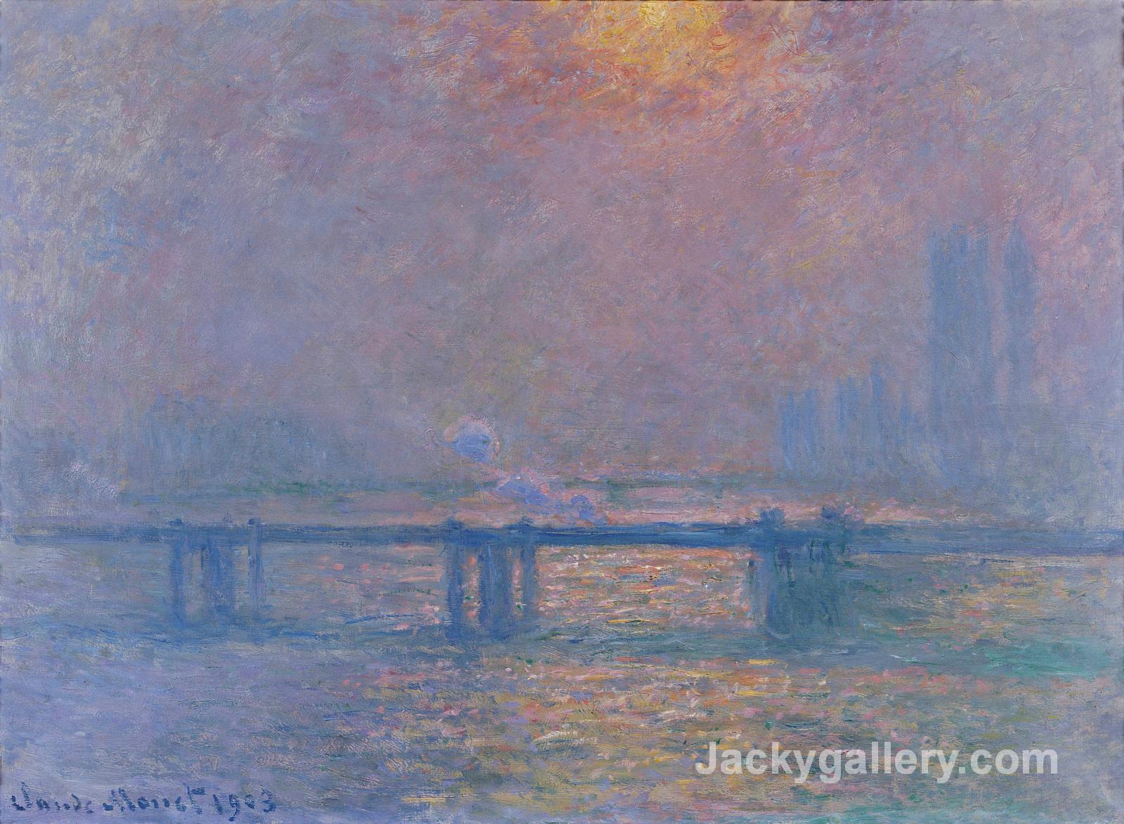 Charing Cross Bridge, The Thames by Claude Monet paintings reproduction